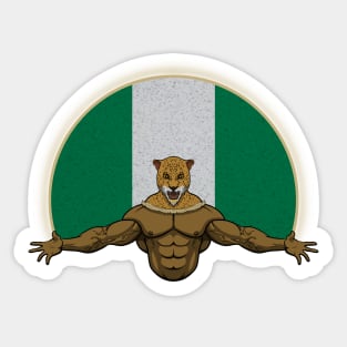 Cheetah Nigeria Sticker